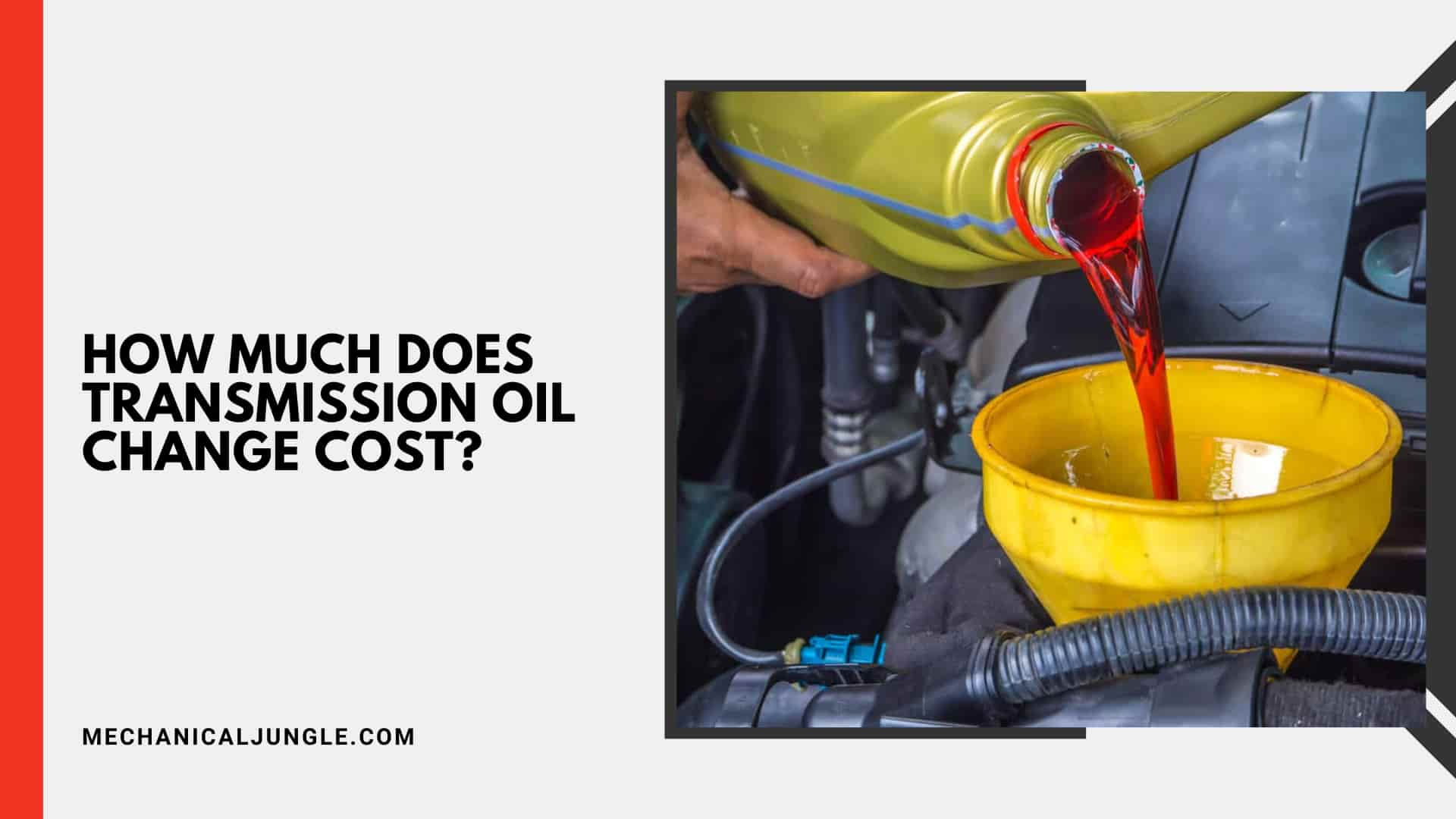 How Much Does Transmission Oil Change Cost?