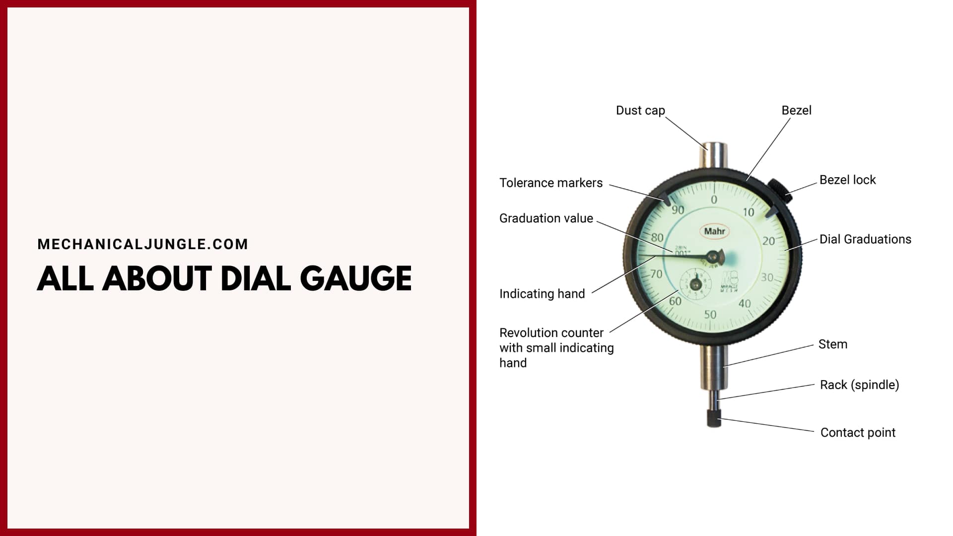 Dial Gauges: Components, Types, Working Principles, and Applications