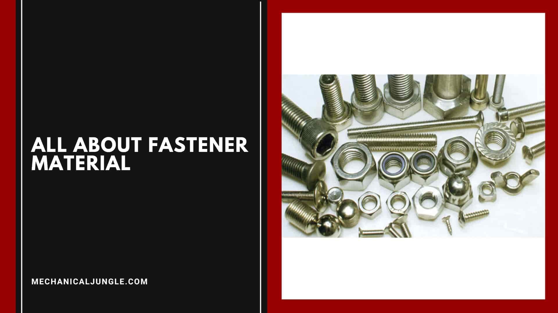 All About Fastener Material