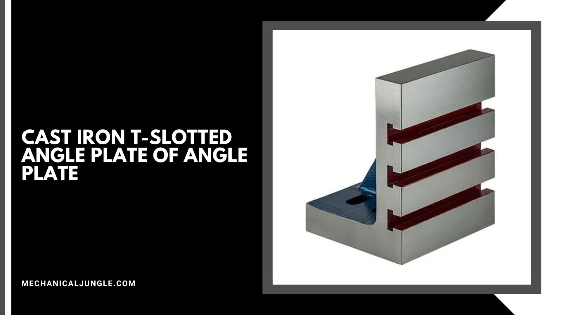 Cast Iron T-Slotted Angle Plate of Angle Plate