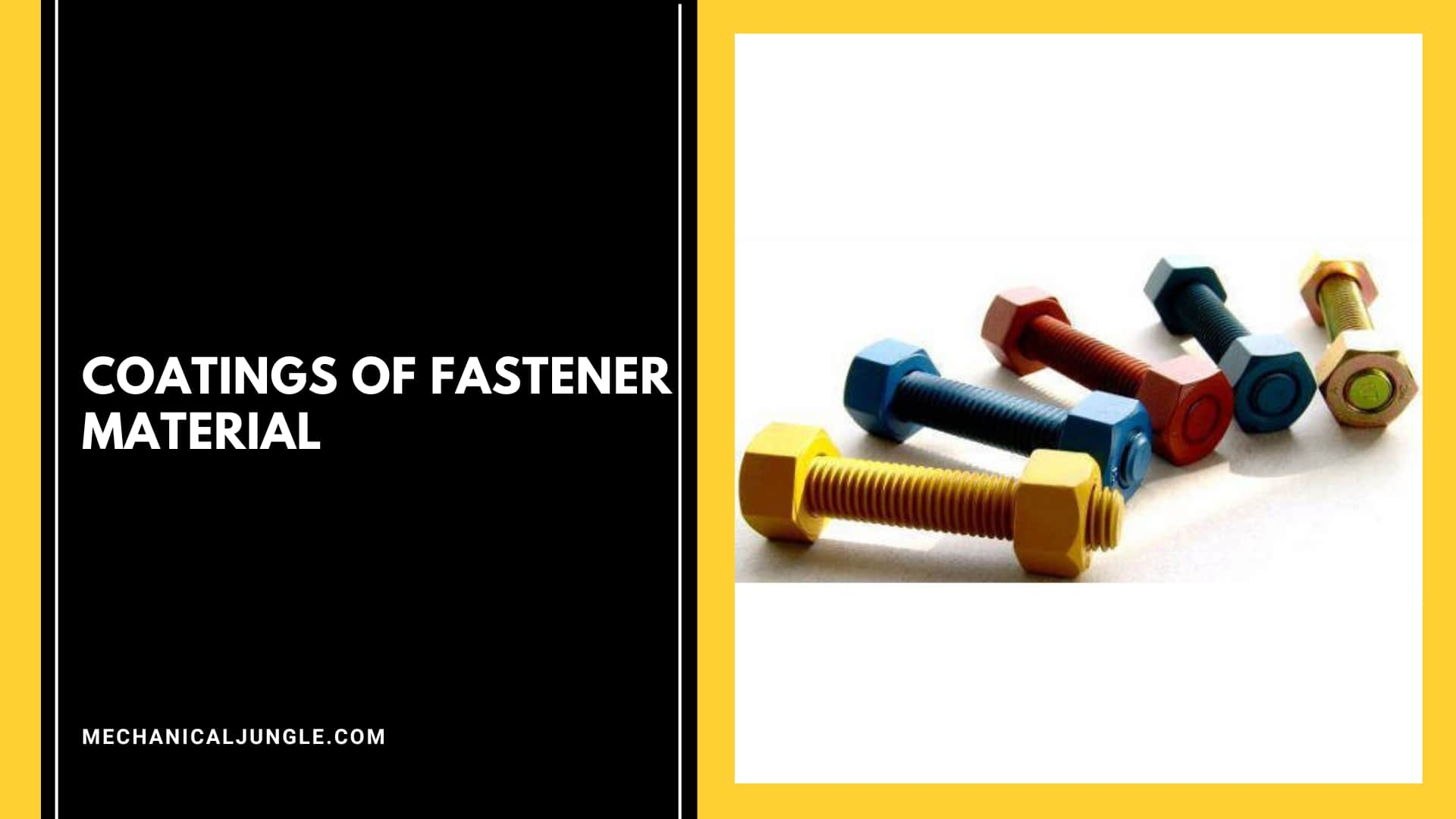 Coatings of Fastener Material