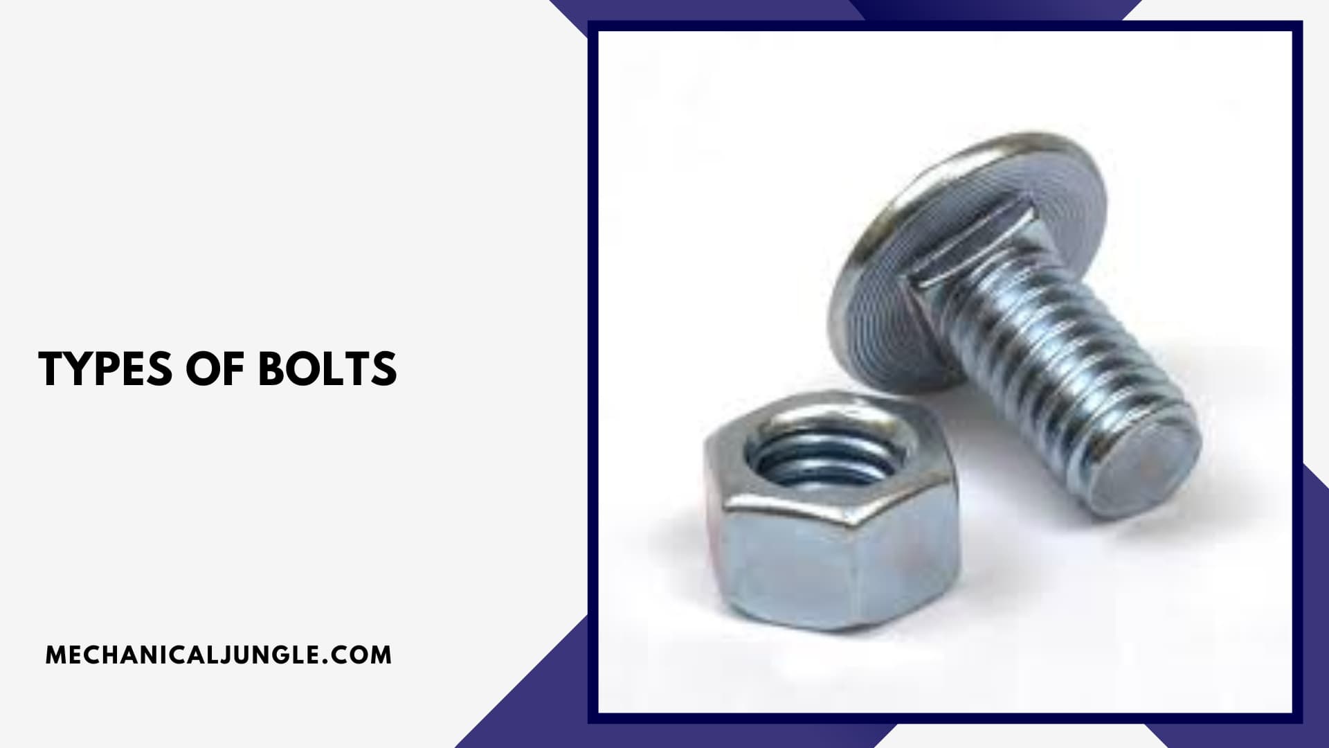 Types of Bolts