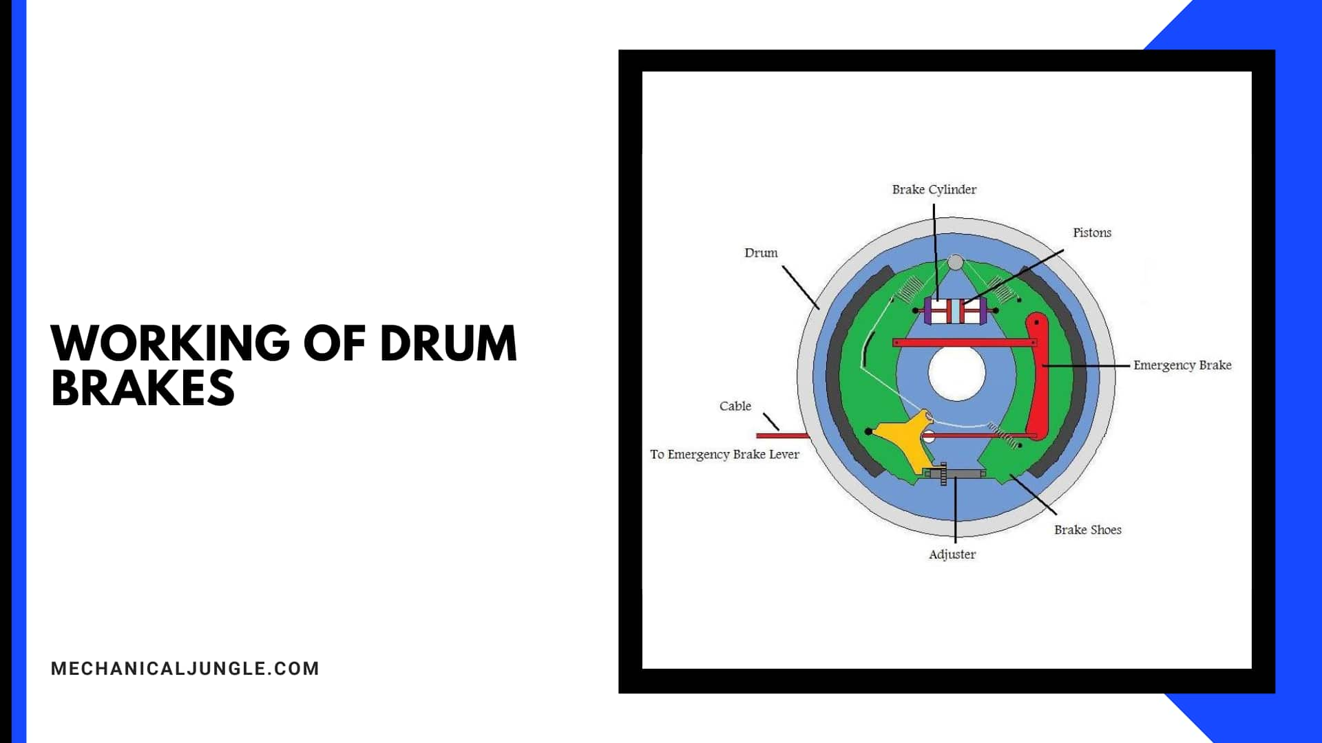 Working of Drum Brakes