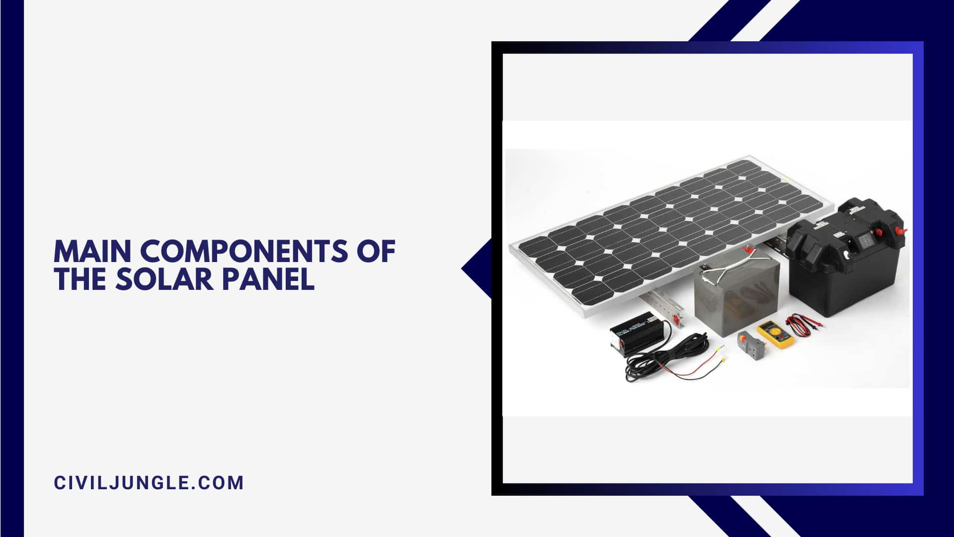 Main Components of the Solar Panel