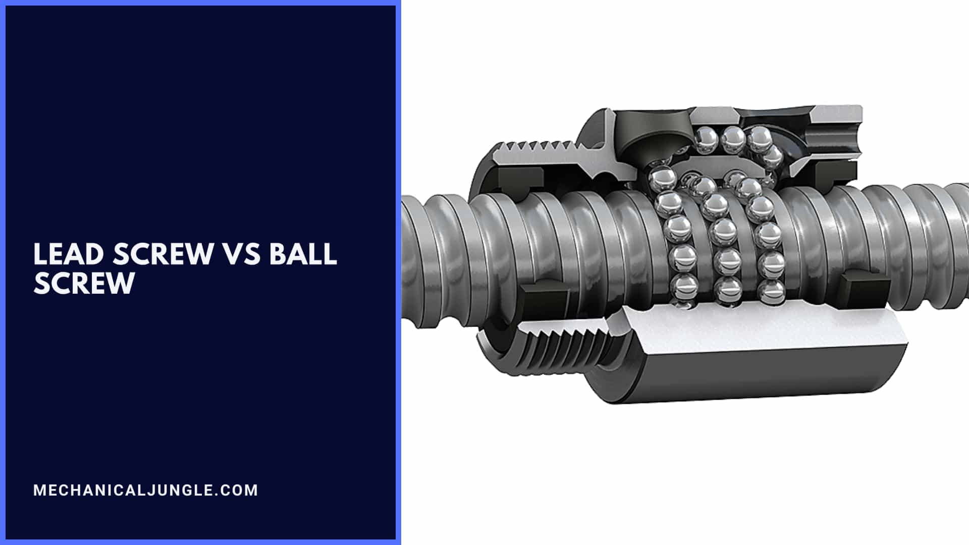 Ball Screws vs. Lead Screws: Efficiency, Applications, and Comparisons