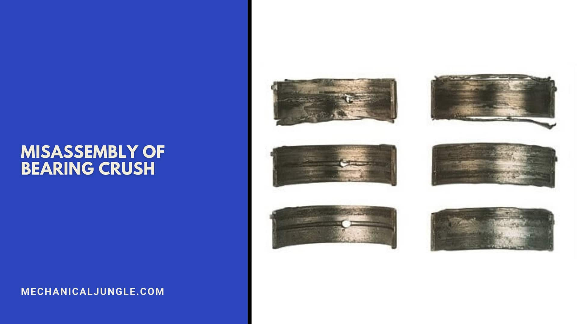 Misassembly of Bearing Crush