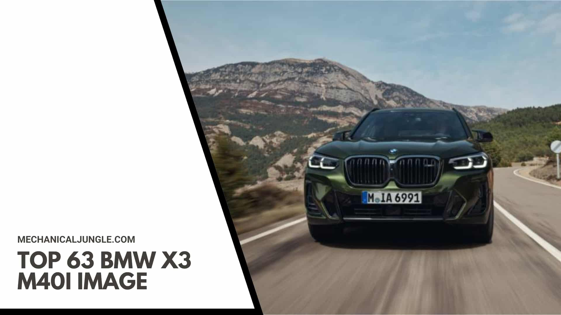 Top 63 BMW X3 M40i Image