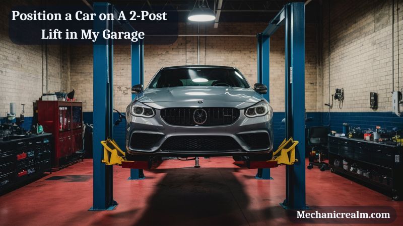 Position a Car on A 2-Post Lift in My Garage